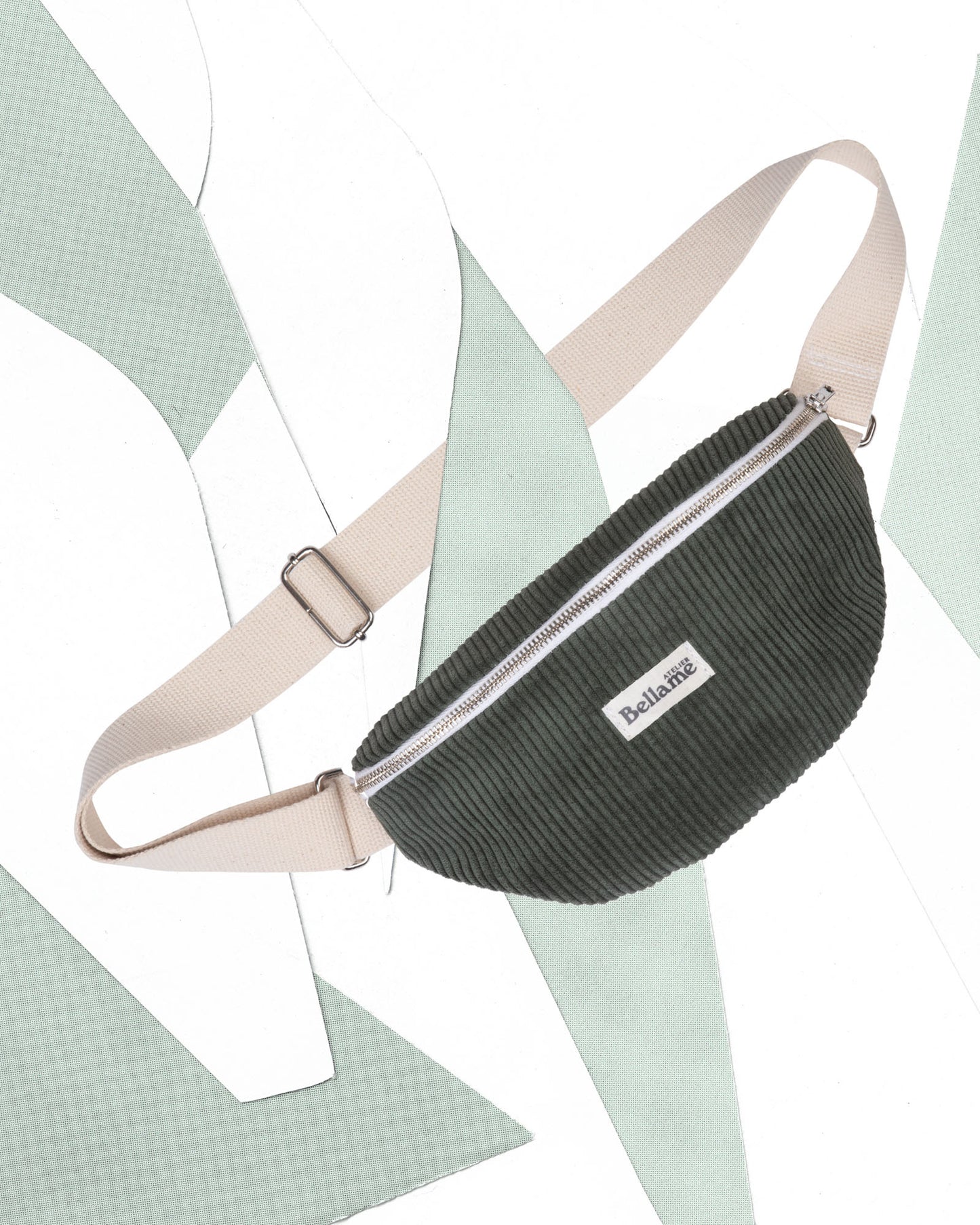 Sac Banane sauvage couleur vert kaki packshot